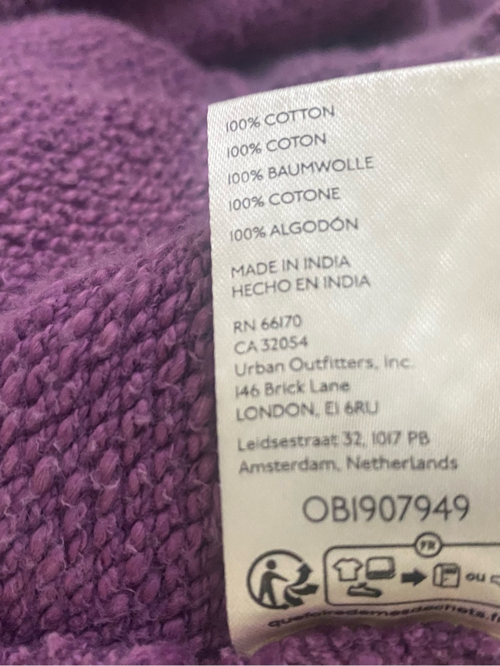 Free People We the Free Forever Young Cardigan Purple Medium - Picture 6 of 9